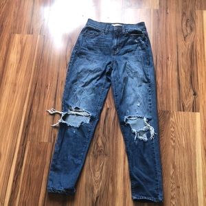High rise Mom jeans size 0